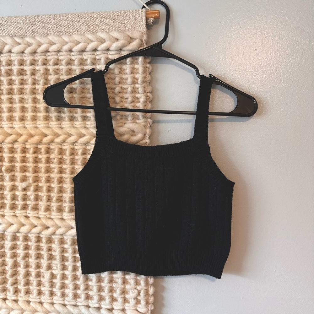 Sweater tank top
